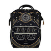 Vintage Gemini Zodiac Sign Print Diaper Bag