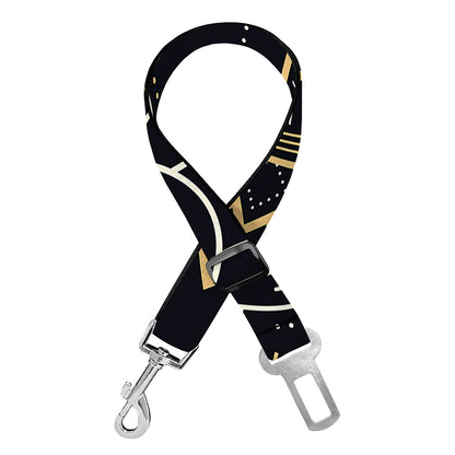 Vintage Gemini Zodiac Sign Print Dog Seat Belt