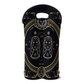 Vintage Gemini Zodiac Sign Print Double Neoprene Wine Tote
