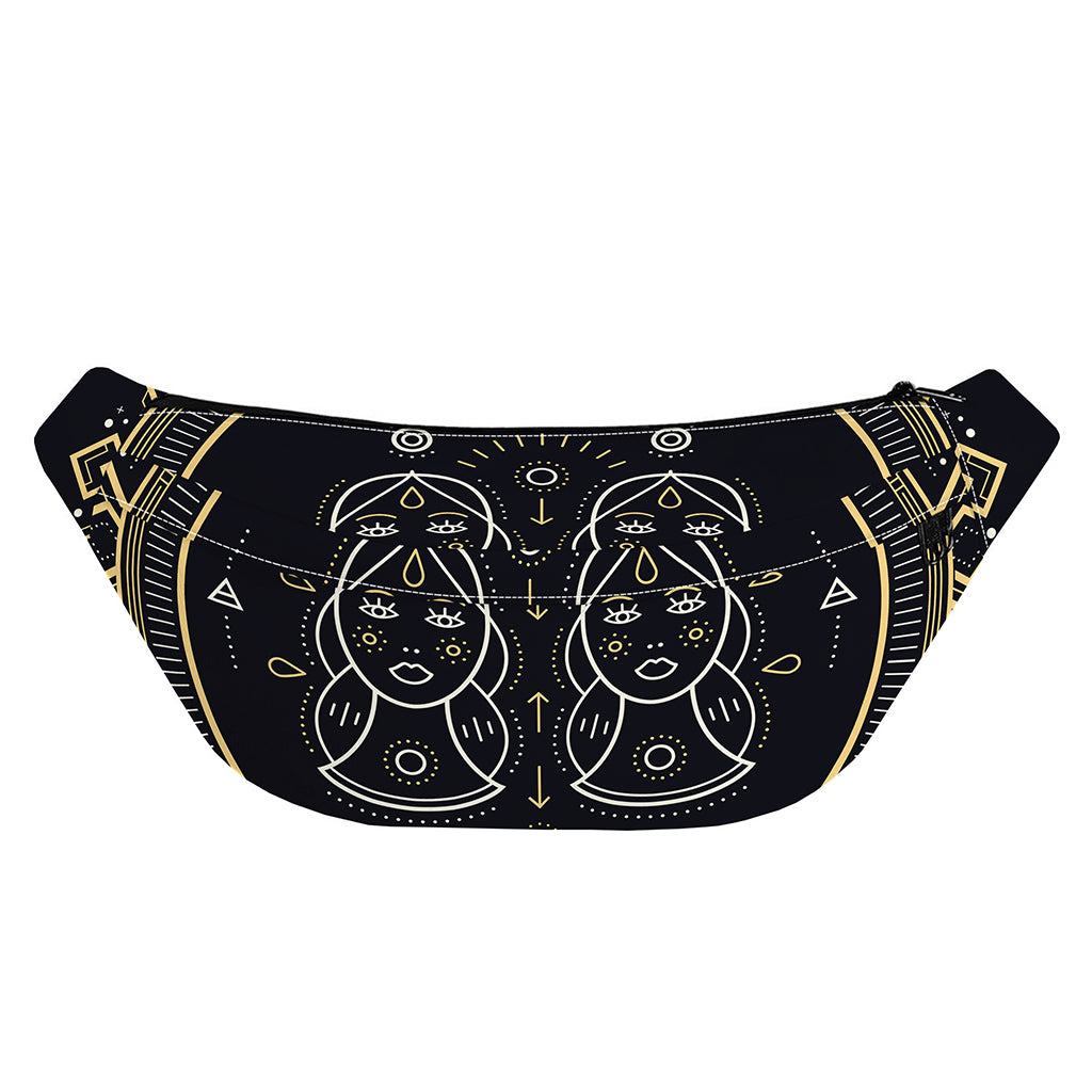 Vintage Gemini Zodiac Sign Print Fanny Pack