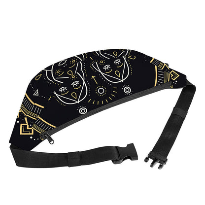 Vintage Gemini Zodiac Sign Print Fanny Pack
