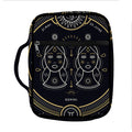 Vintage Gemini Zodiac Sign Print Front Pocket Bible Bag