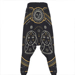 Vintage Gemini Zodiac Sign Print Hammer Pants
