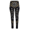 Vintage Gemini Zodiac Sign Print High-Waisted Pocket Leggings