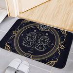 Vintage Gemini Zodiac Sign Print Indoor Door Mat