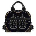 Vintage Gemini Zodiac Sign Print Insulated Lunch Bag