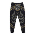 Vintage Gemini Zodiac Sign Print Jogger Pants