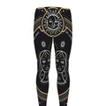 Vintage Gemini Zodiac Sign Print Men's Leggings