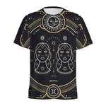 Vintage Gemini Zodiac Sign Print Men's Sports T-Shirt