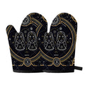 Vintage Gemini Zodiac Sign Print Oven Mitts