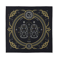 Vintage Gemini Zodiac Sign Print Silk Bandana