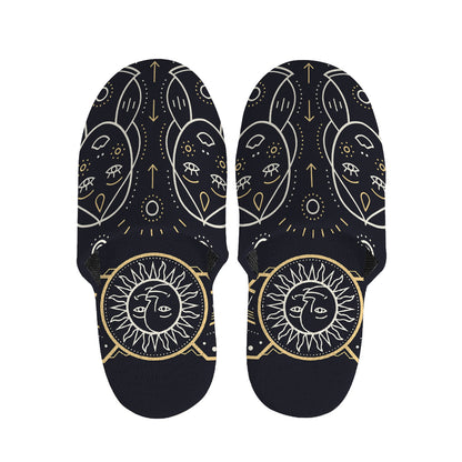 Vintage Gemini Zodiac Sign Print Slippers