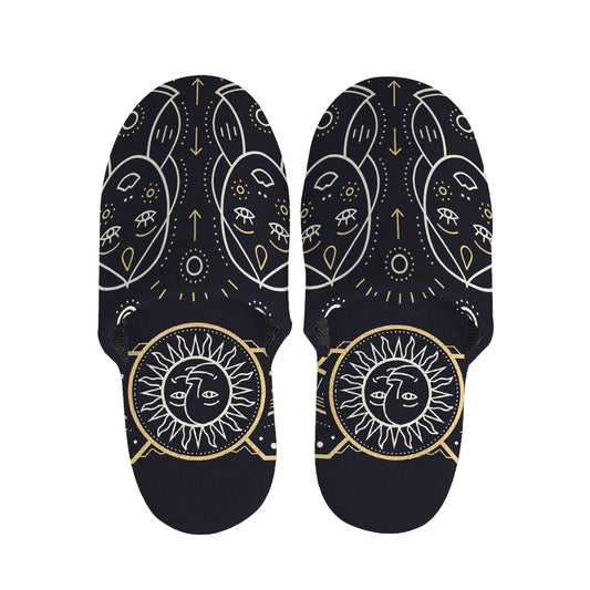 Vintage Gemini Zodiac Sign Print Slippers