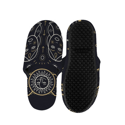 Vintage Gemini Zodiac Sign Print Slippers