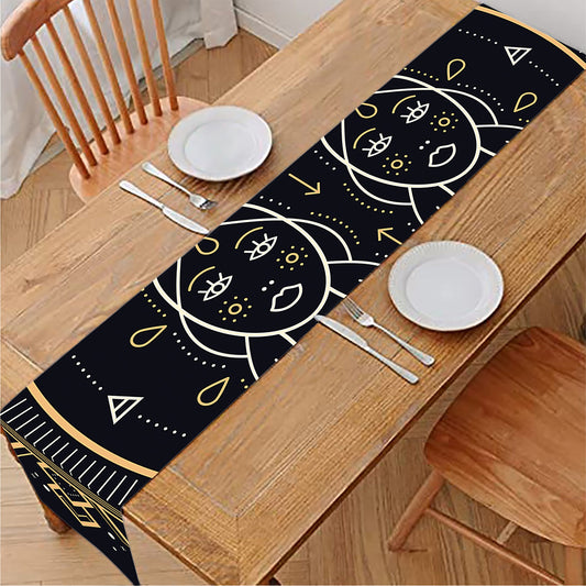 Vintage Gemini Zodiac Sign Print Table Runner