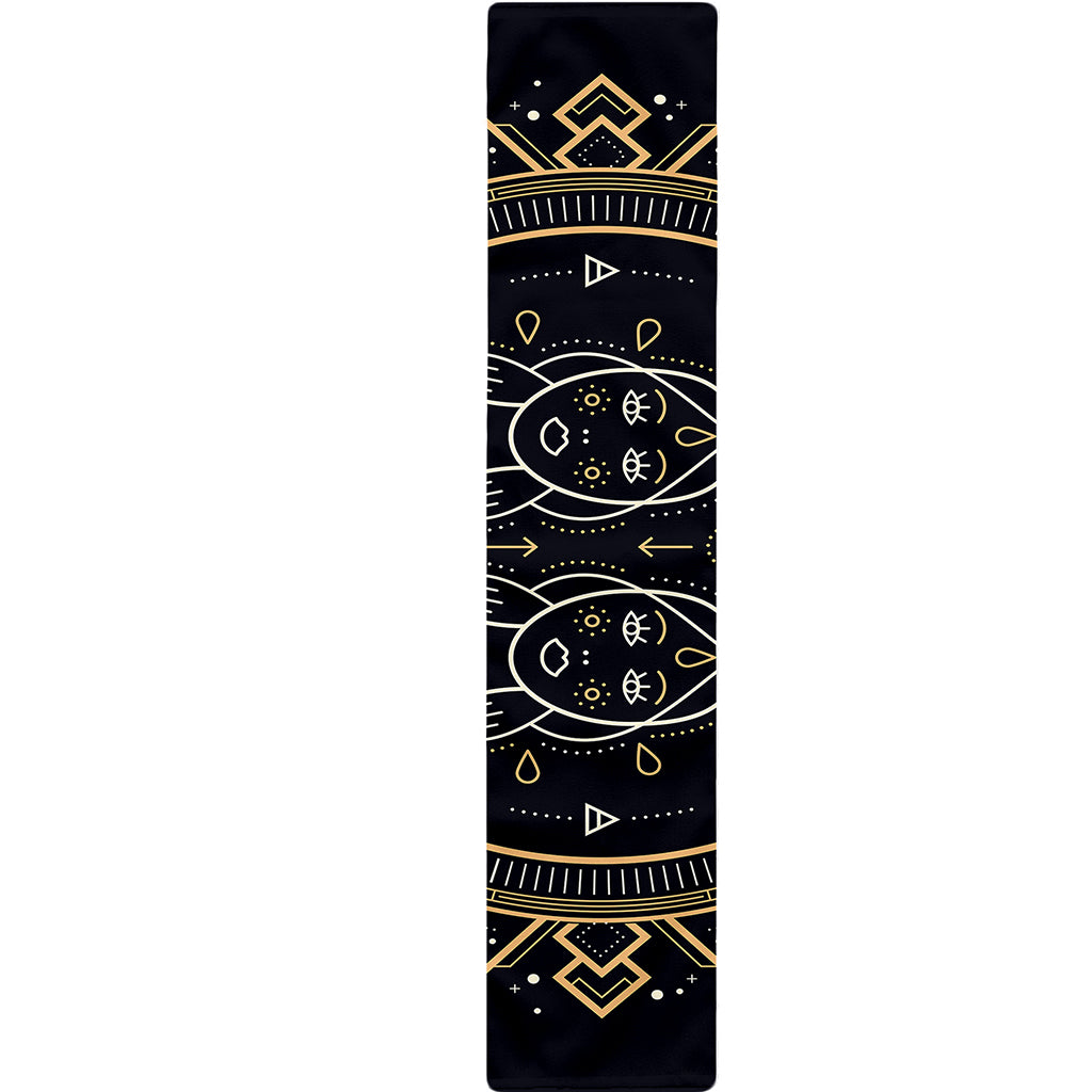 Vintage Gemini Zodiac Sign Print Table Runner