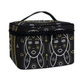 Vintage Gemini Zodiac Sign Print Travel Makeup Bag