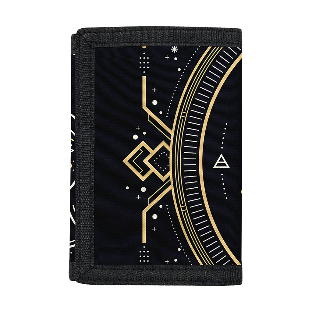 Vintage Gemini Zodiac Sign Print Trifold Wallet