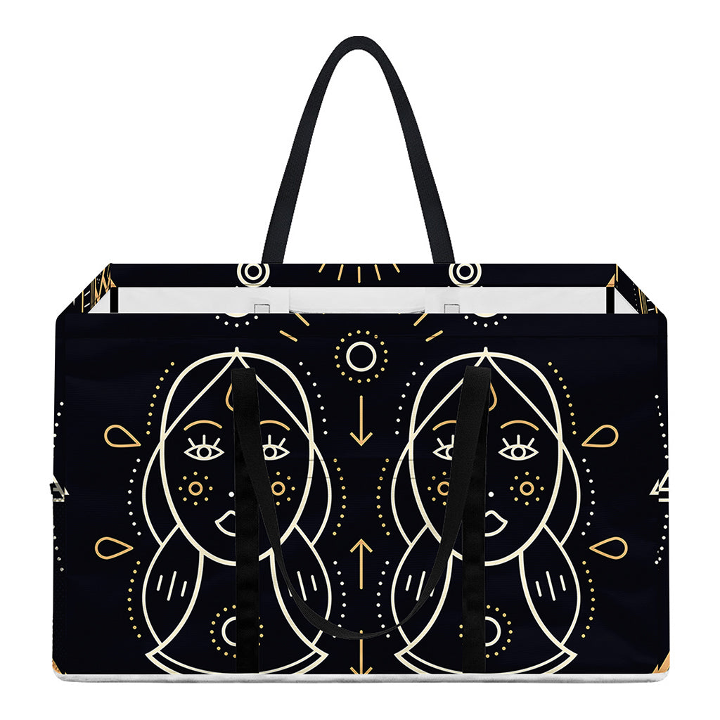Vintage Gemini Zodiac Sign Print Utility Tote Bag