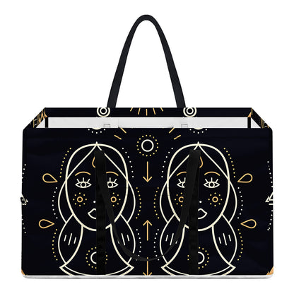 Vintage Gemini Zodiac Sign Print Utility Tote Bag