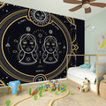 Vintage Gemini Zodiac Sign Print Wall Sticker