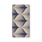 Vintage Geometric Leaf Pattern Print Baby Crib Sheet