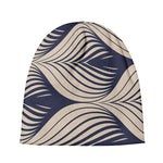 Vintage Geometric Leaf Pattern Print Beanie
