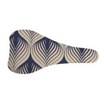 Vintage Geometric Leaf Pattern Print Bicycle Seat Cover