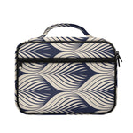 Vintage Geometric Leaf Pattern Print Briefcase Bible Bag