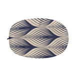 Vintage Geometric Leaf Pattern Print Car Side Mirror Covers