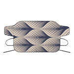 Vintage Geometric Leaf Pattern Print Car Windshield Snow Cover