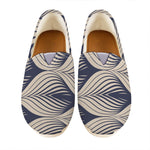 Vintage Geometric Leaf Pattern Print Casual Shoes