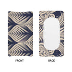 Vintage Geometric Leaf Pattern Print Changing Pad Cover