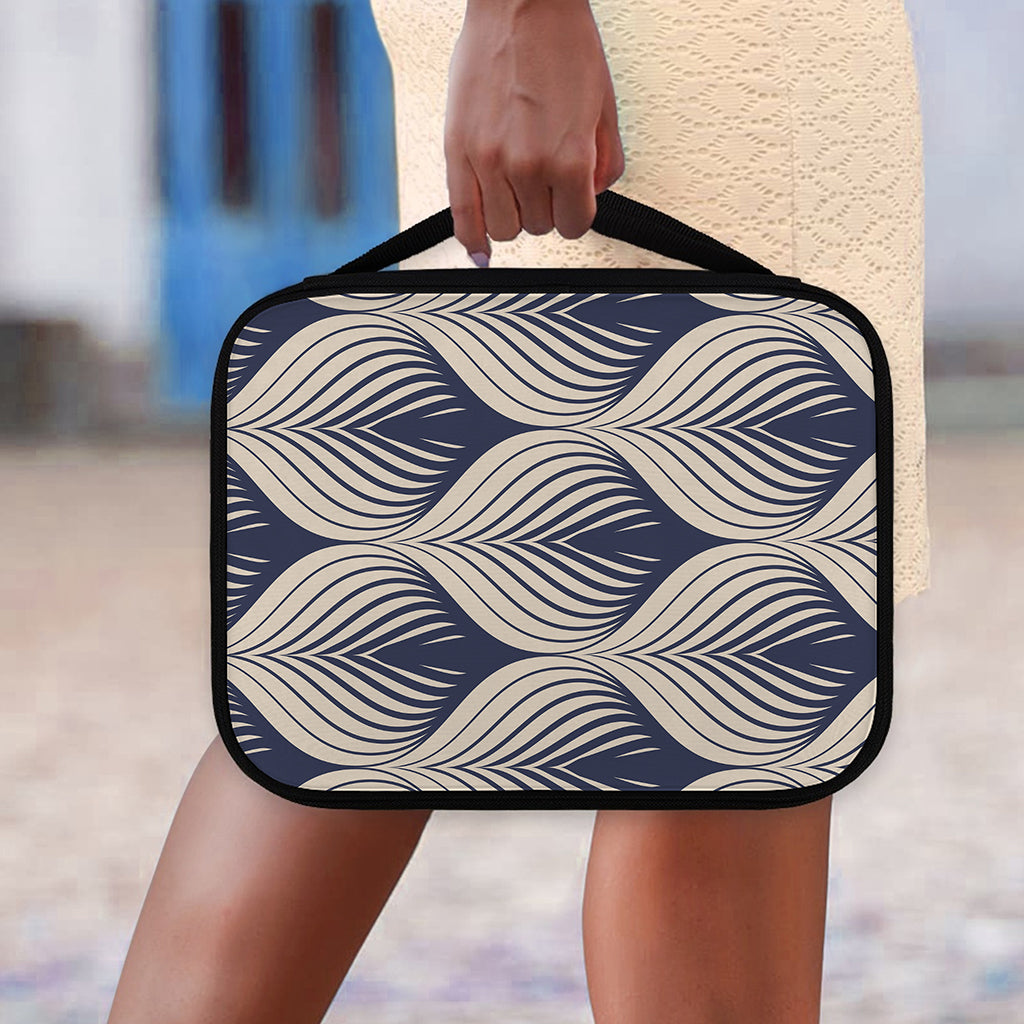 Vintage Geometric Leaf Pattern Print Classic Bible Case