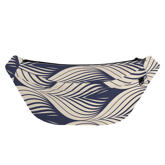 Vintage Geometric Leaf Pattern Print Fanny Pack