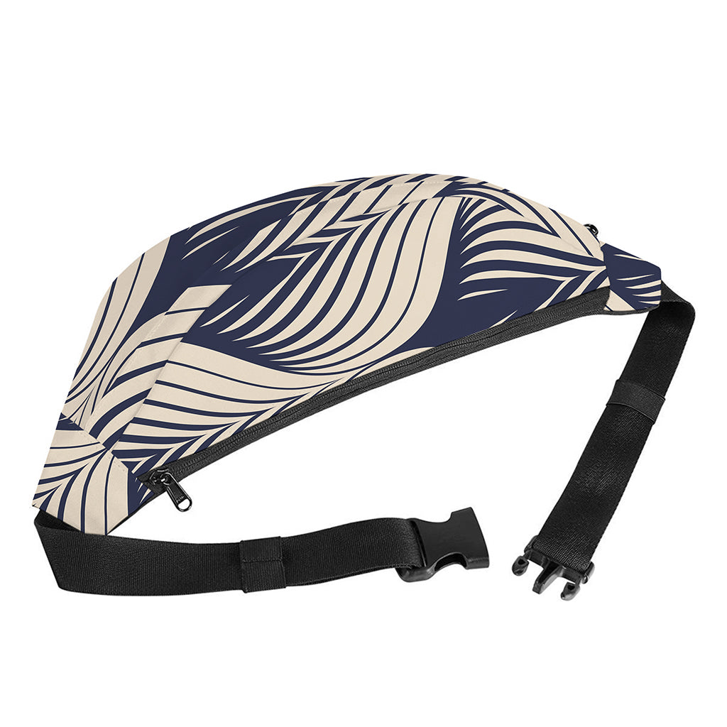 Vintage Geometric Leaf Pattern Print Fanny Pack