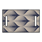 Vintage Geometric Leaf Pattern Print Golf Cart Seat Cover