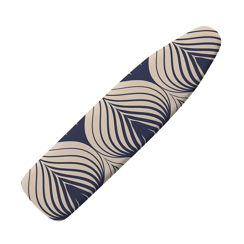 Vintage Geometric Leaf Pattern Print Ironing Board Cover