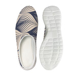 Vintage Geometric Leaf Pattern Print Mesh Casual Shoes