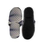 Vintage Geometric Leaf Pattern Print Slippers