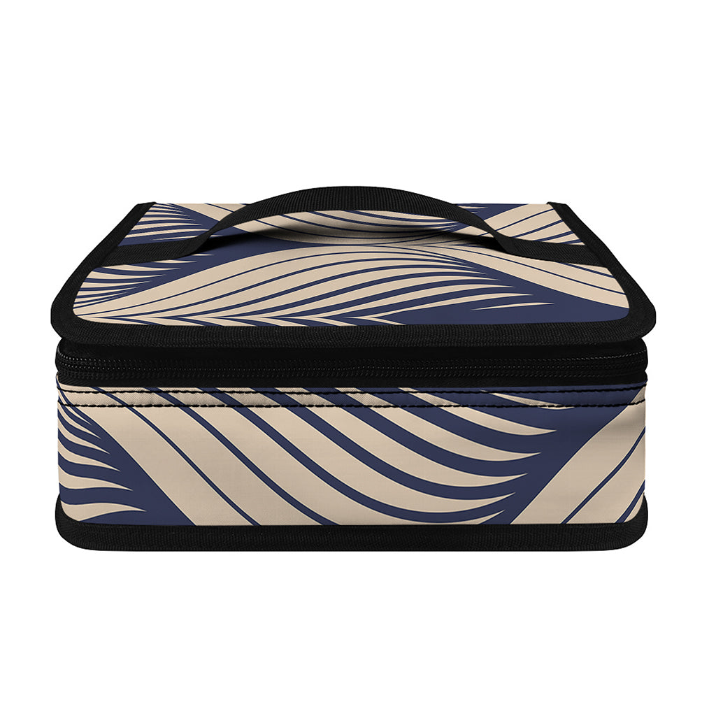 Vintage Geometric Leaf Pattern Print Small Lunch Bag