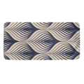 Vintage Geometric Leaf Pattern Print Towel
