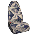 Vintage Geometric Leaf Pattern Print Waterproof Car Seat Cover