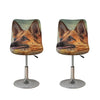 Vintage German Shepherd Portrait Print Bar Stool Covers