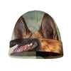 Vintage German Shepherd Portrait Print Beanie