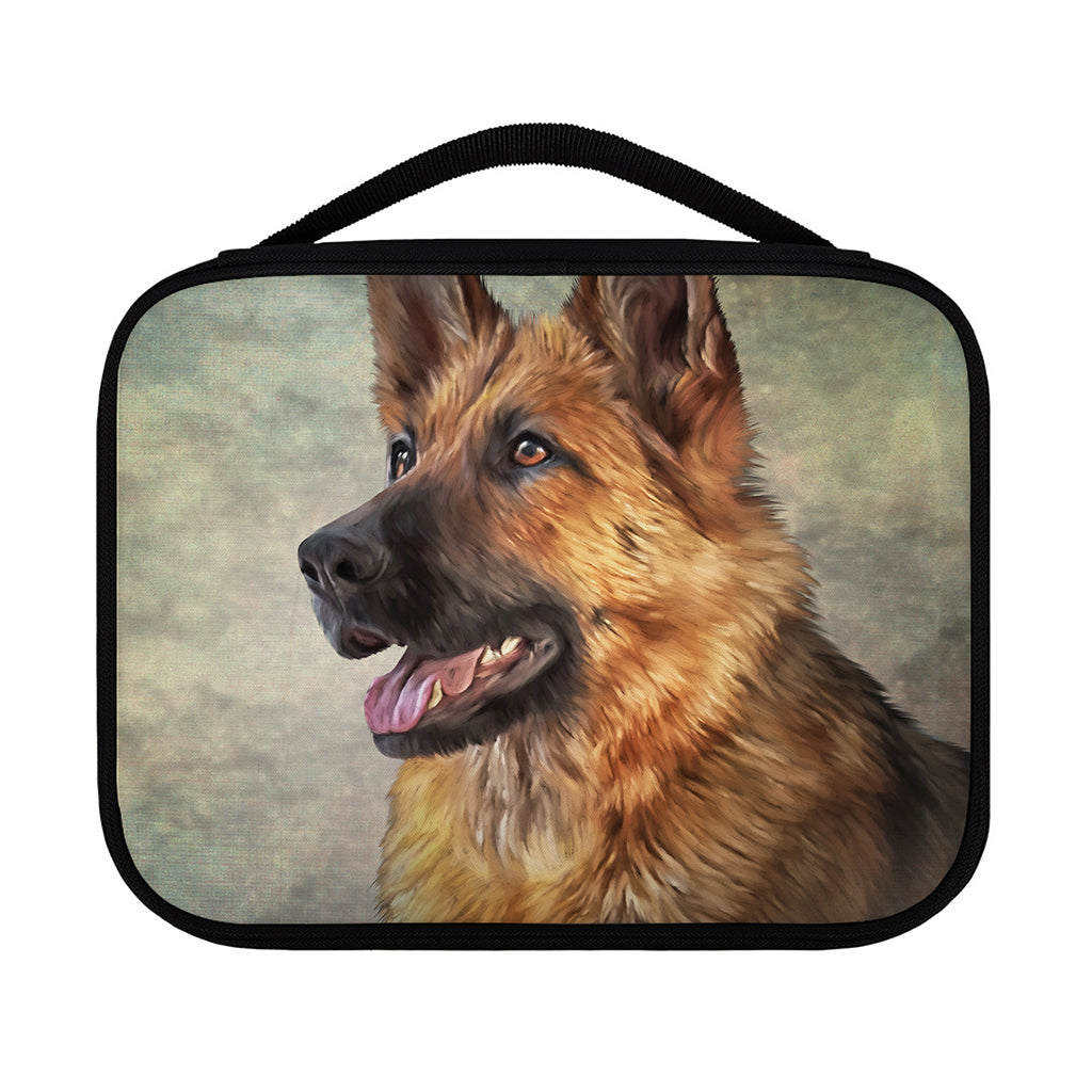 Vintage German Shepherd Portrait Print Classic Bible Case