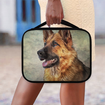 Vintage German Shepherd Portrait Print Classic Bible Case