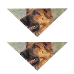 Vintage German Shepherd Portrait Print Dog Bandana