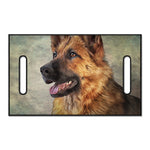 Vintage German Shepherd Portrait Print Golf Cart Seat Cover