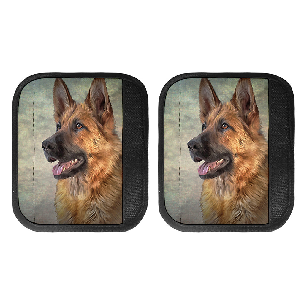 Vintage German Shepherd Portrait Print Handle Covers